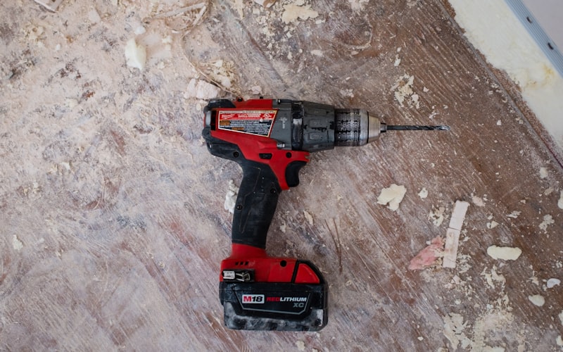 Professional power tool kit organized